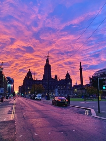 A beaut Glasgow autumn morning