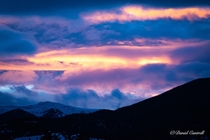 A beautiful sunset in Montana 
