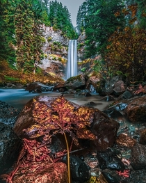 A beautiful waterfall at brandywine british columbia vancouver bc 