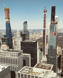 A better picture of Billionaires Row construction - NYC - by jlrakenne on insta 