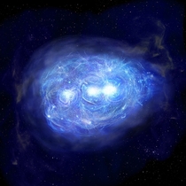 A Big Cloud About Half The Size Of The Milky Way Galaxy Just Laying Out In Space