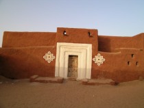 A building in Oualata southeast Mauritania 