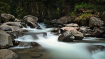 A calm river on Boquete Panam 