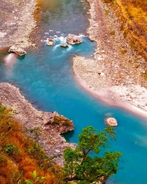 A Closer Look at the Magical Cyan River North India 