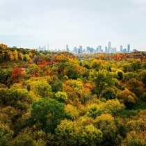 A cloudy autumn day in Toronto