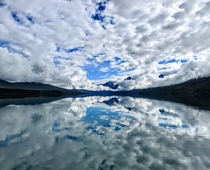 A cloudy day at Lake McDonald Glacier National Park 