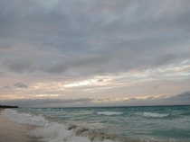 A cloudy sunrise in Varadero Cuba