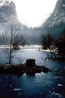 A cold day in Yosemite Valley 