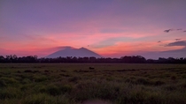 A colorful sunset in Arayat PH 