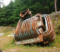 A derelict power transformer i spotted and found irresistible while on a ride to the hills Who knows how long it has been here