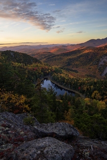 A Fantastic Fall Sunrise Adirondack Mountains NY 