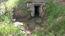 A flooded bunker