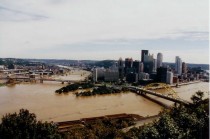 A flooded Pittsburgh 
