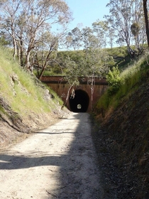 A former rail tunnel Victoria Australia x