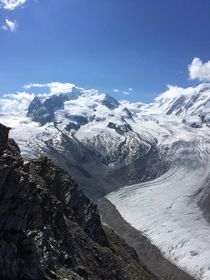 A glacier in Gornergrat Switzerland 