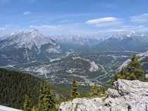 A hike to a view like this is definitely worth it Sulphur Mountain Lookout Banff National Park 