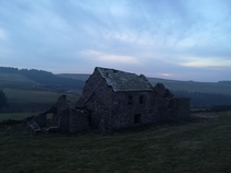 A house on the moors that was the site of a murder in 