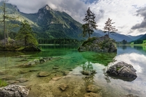 A lake in Bavaria Germany 