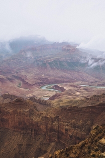 A little sliver of the Colorado River Grand Canyon National Park AZ 