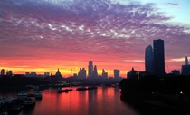 A London sunrise