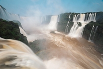 A look inside the Devils Throat at Iguazu Falls 