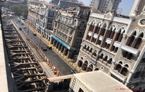 A metro station under-construction in Mumbai