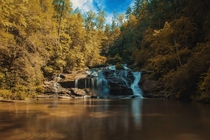 A Modest Waterfall in Georgia 