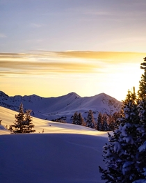 A Montana Winter Sunset 
