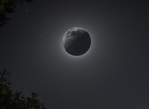 A moon composite made with  images