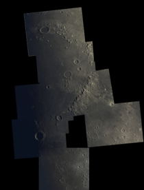 A mosaic of The Moon