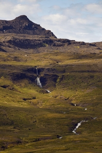 A mountain stream in Iceland 