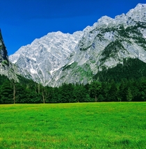 A mountain surrounding the Knigssee in Bavaria 