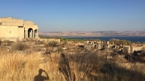 A never finished hotel near the Sea of Galilee