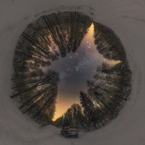 A Northern Winter Night   Image Credit amp Copyright Lukasz Zak