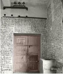 A novel written on the walls of an abandoned home 