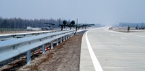 A pair of A- Thunderbolts takes off from a Highway Strip section of Autobahn A near Ahlen Germany These segments of highway were purpose-built to allow aircraft to operate from improvised highway bases 