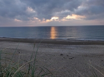A photo taken some time ago in the evening on the west coast of Denmark near Hanstholm 