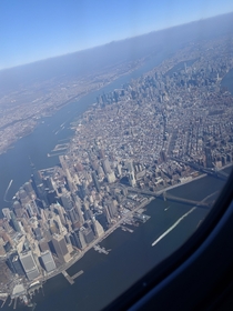 A picture I took flying into New York recently