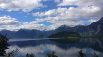 A picture I took on vacation OC Lago Yelcho Chile 