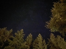 A picture of the night sky I took with my iPhone  Location Western Washington