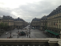 A rainy day in Paris as seen from the Palais Garnier oc  x 