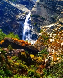 A Roadside Waterfall in Darma India 