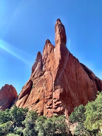 A rock formation in Garden of The Gods Colorado 