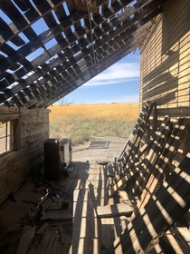 A ruined utility room deep in the wilds of Washington State