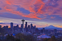 A Seattle sunset by Rolf Hicker 