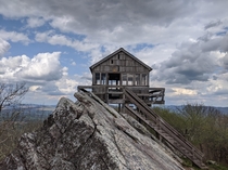 A semi-abandoned firewatch tower in Waiteville WV