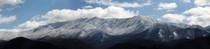 A six shot panoramic taken a few hours ago of Mount LeConte The Great Smoky Mountains National Park 