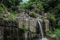 A small waterfall I found in the Korean countryside 
