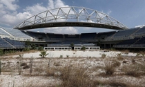 A stadium used for the Olympic in Athens in 