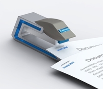 A stapler that staples and dates papers 